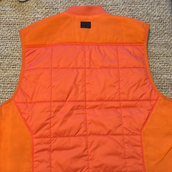 G-Star Raw Lightweight Quilted Vest | Orange | Sz S | Water Repelent - Picture 2 of 10